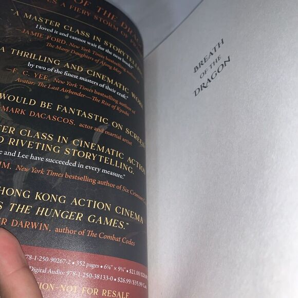 Breath of The Dragon by Shannon Lee & Fonda Lee Advance Readers Edition Fantasy - Picture 6 of 11